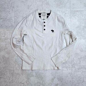 Abercrombie and Fitch Men's Long Sleeve Muscle Shirt Waffle Thermal Size Small